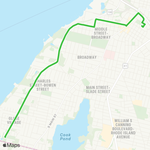 SRTA Bay St map