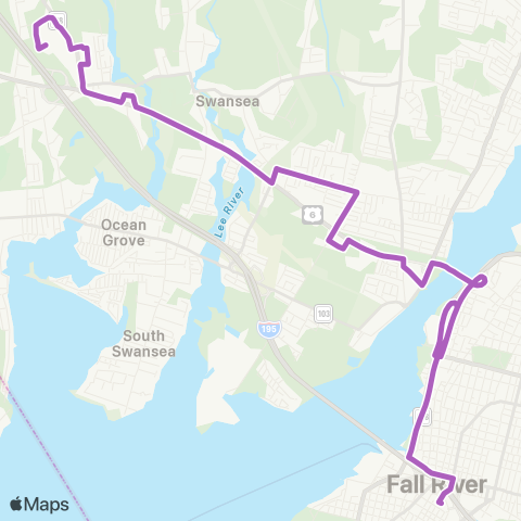 SRTA Swansea map