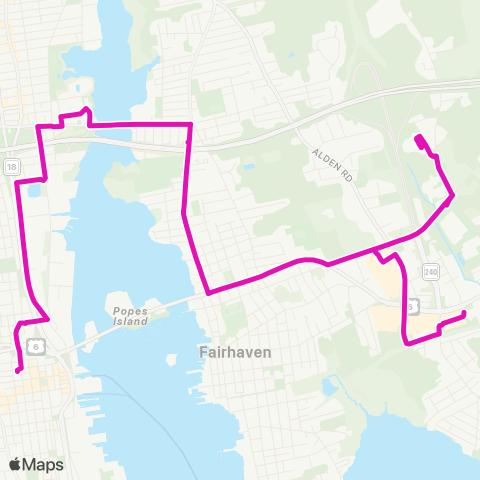 SRTA Fairhaven map