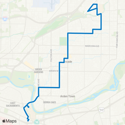 SacRT Northrop / Morse map