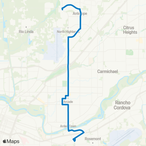 SacRT Watt map