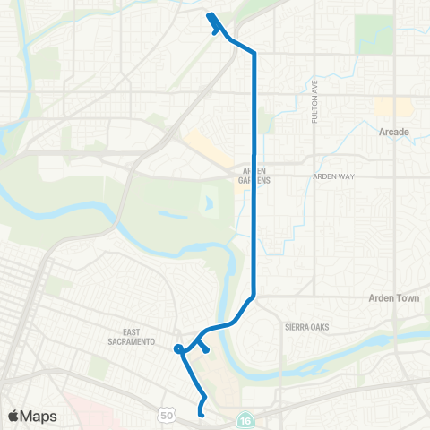 SacRT Howe map