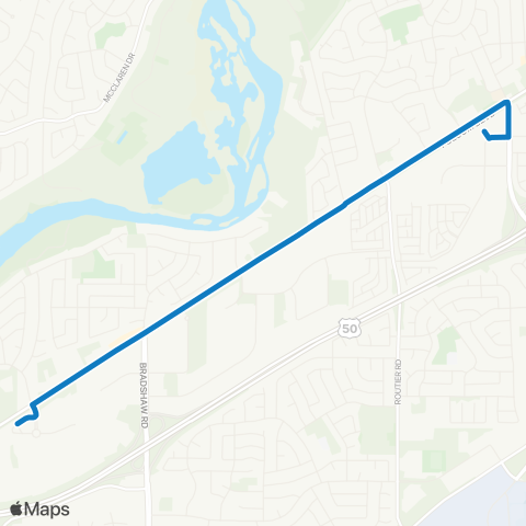 SacRT Butterfield map