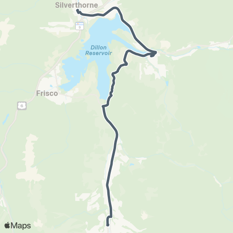 Summit Stage Swan Mountain Express map