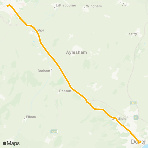 Stagecoach South East  map