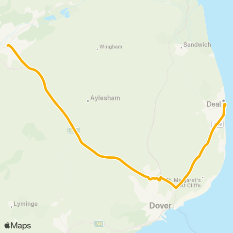 Stagecoach South East  map