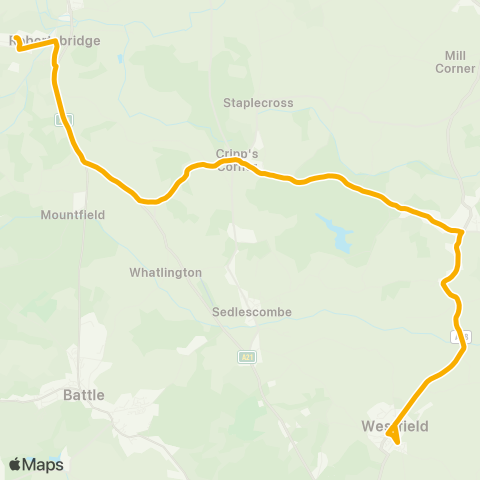 Stagecoach South East  map