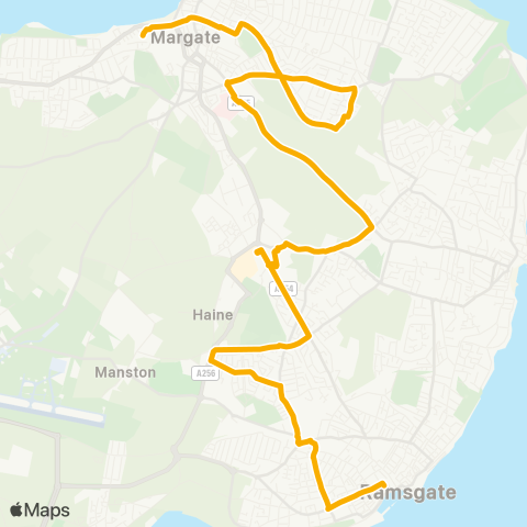 Stagecoach South East  map