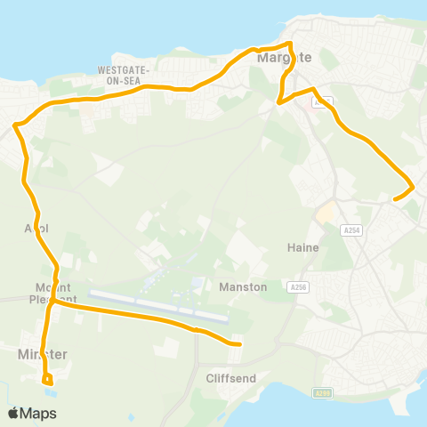 Stagecoach South East  map