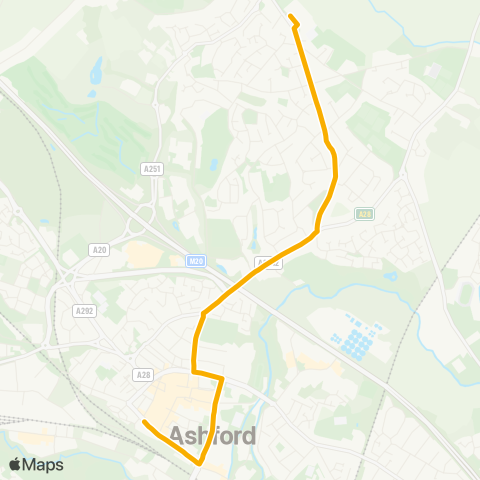 Stagecoach South East  map