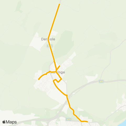 Stagecoach South East  map