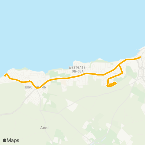 Stagecoach South East  map