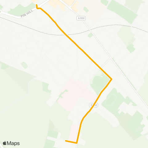 Stagecoach South East  map