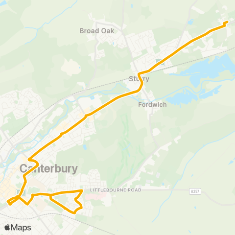 Stagecoach South East  map