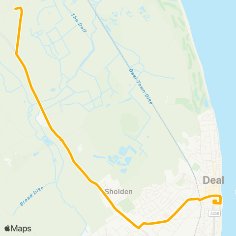 Stagecoach South East  map