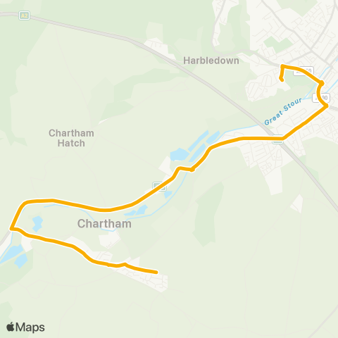 Stagecoach South East  map