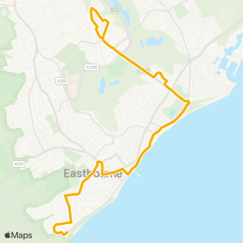 Stagecoach South East  map