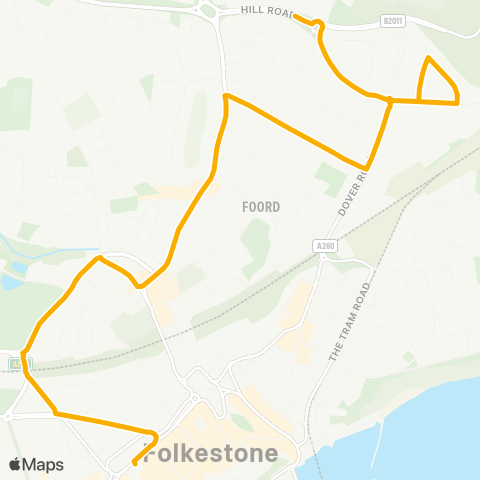 Stagecoach South East  map