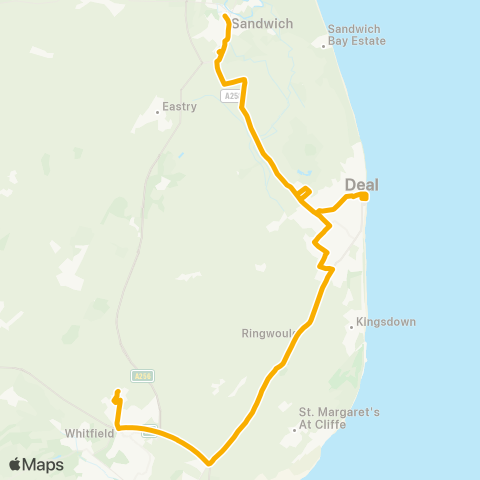 Stagecoach South East  map