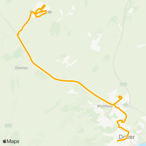 Stagecoach South East  map