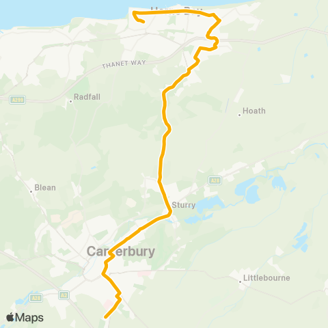 Stagecoach South East  map