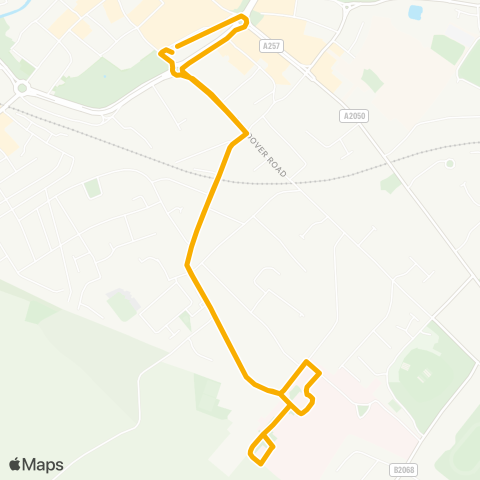 Stagecoach South East  map