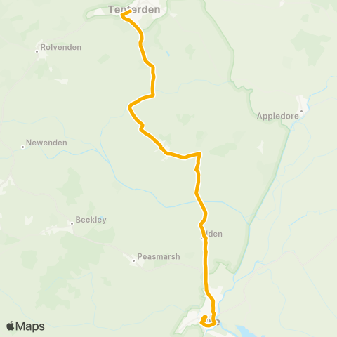 Stagecoach South East  map