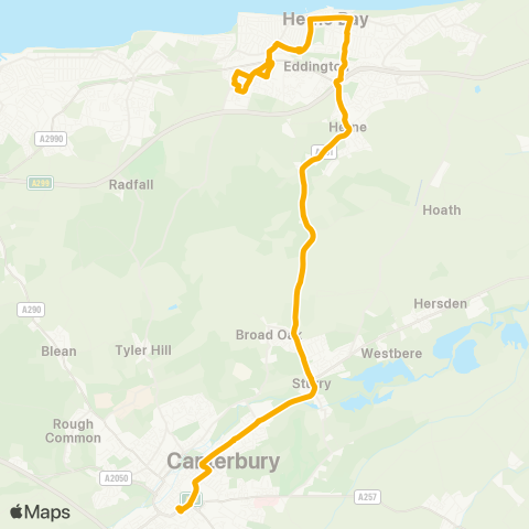 Stagecoach South East  map