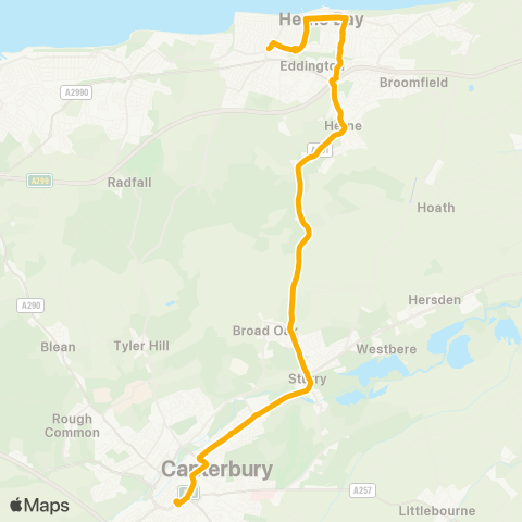 Stagecoach South East  map