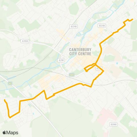 Stagecoach South East  map