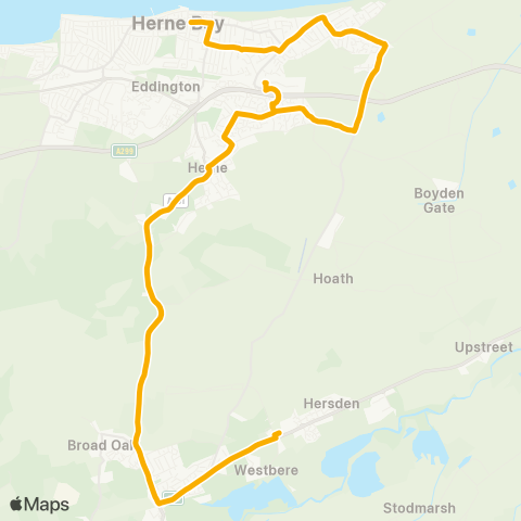 Stagecoach South East  map