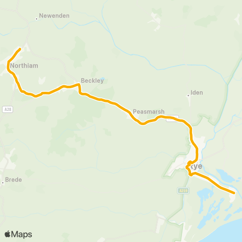 Stagecoach South East  map