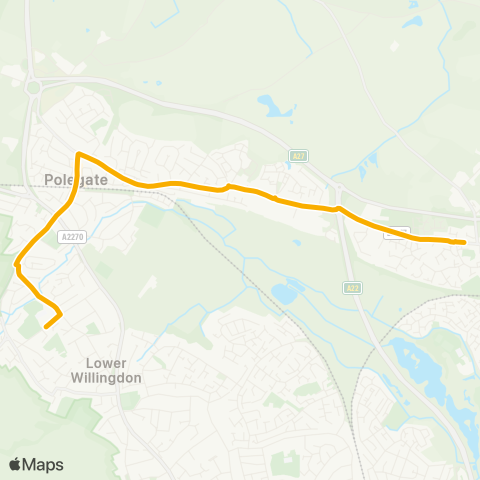 Stagecoach South East  map