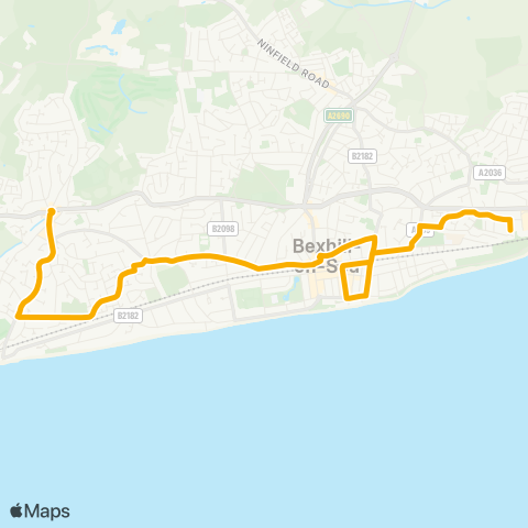 Stagecoach South East  map