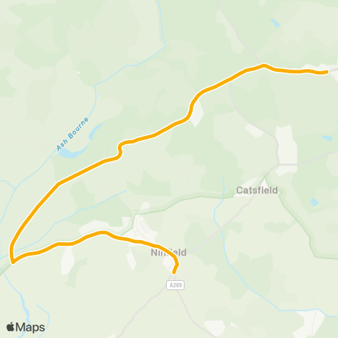 Stagecoach South East  map