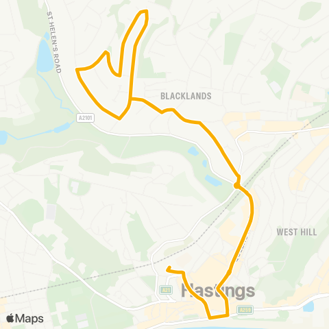 Stagecoach South East  map