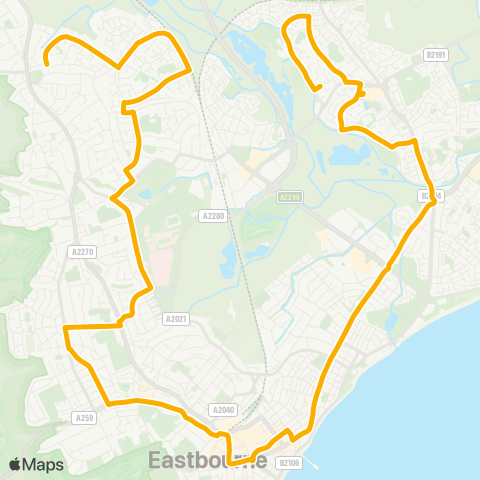 Stagecoach South East  map