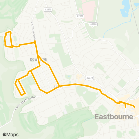 Stagecoach South East  map