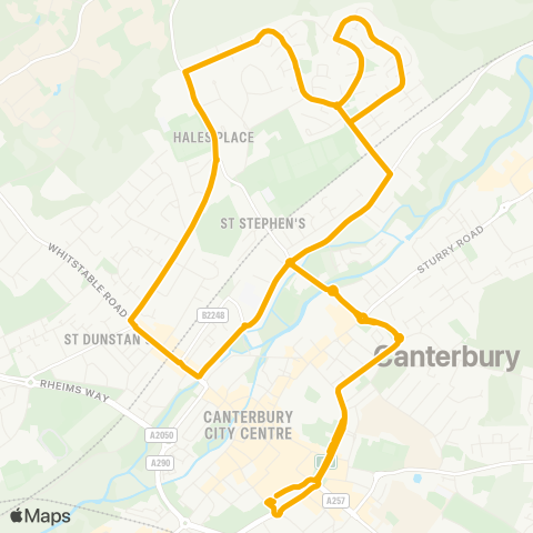 Stagecoach South East  map