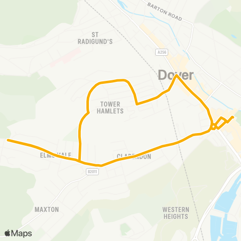 Stagecoach South East  map