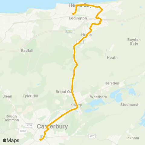 Stagecoach South East  map