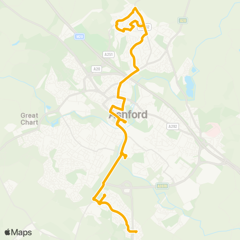 Stagecoach South East  map