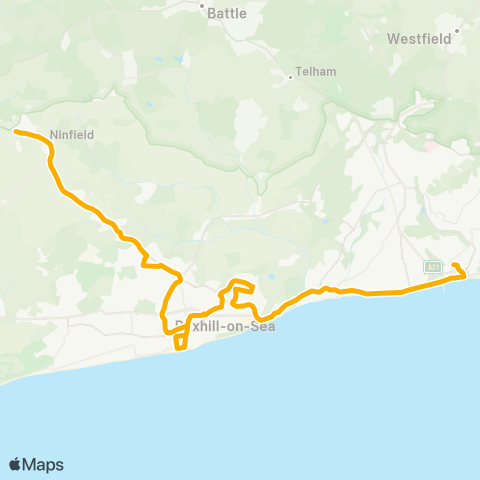 Stagecoach South East  map