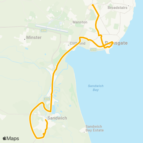 Stagecoach South East  map