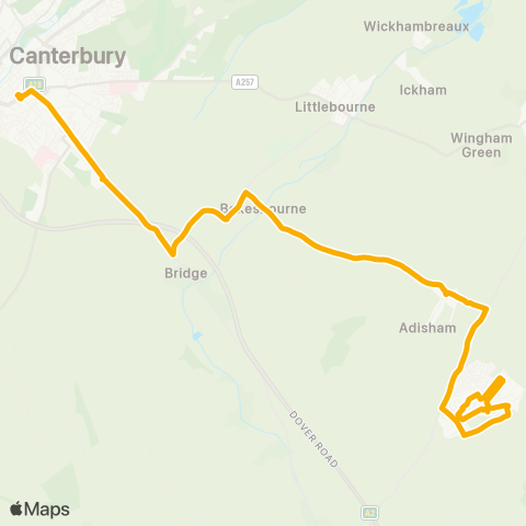 Stagecoach South East  map