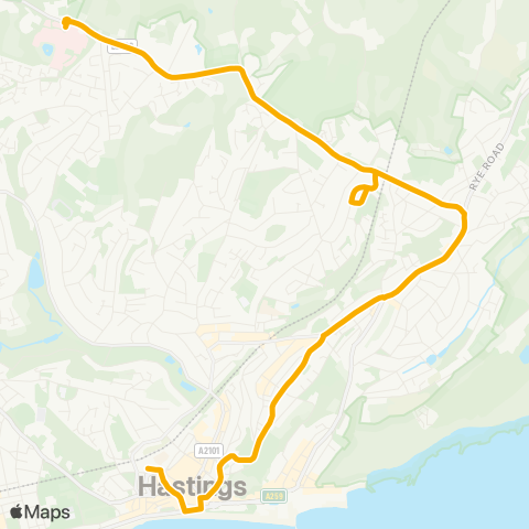 Stagecoach South East  map