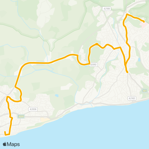 Stagecoach South East  map