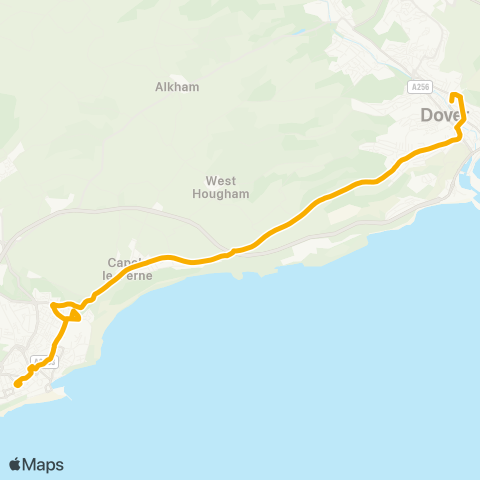 Stagecoach South East  map