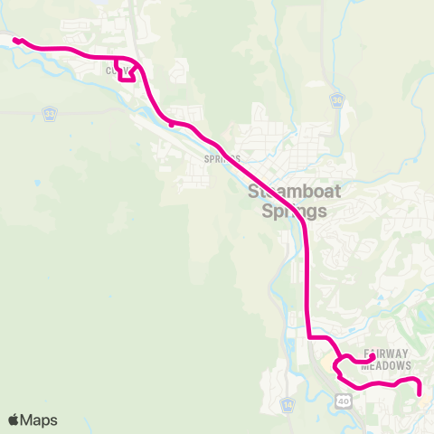 SST Main Line map