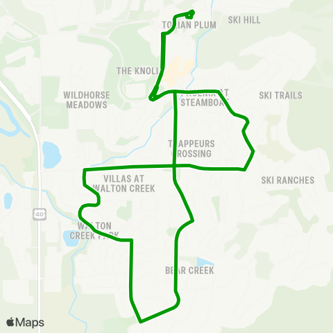 SST Green Line map